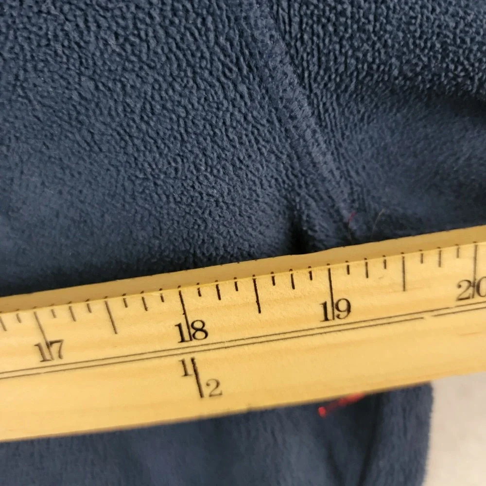 The North Face Fleece Sweater Mens M Blue 1/4 Zip Pullover Long Sleeve Outdoor